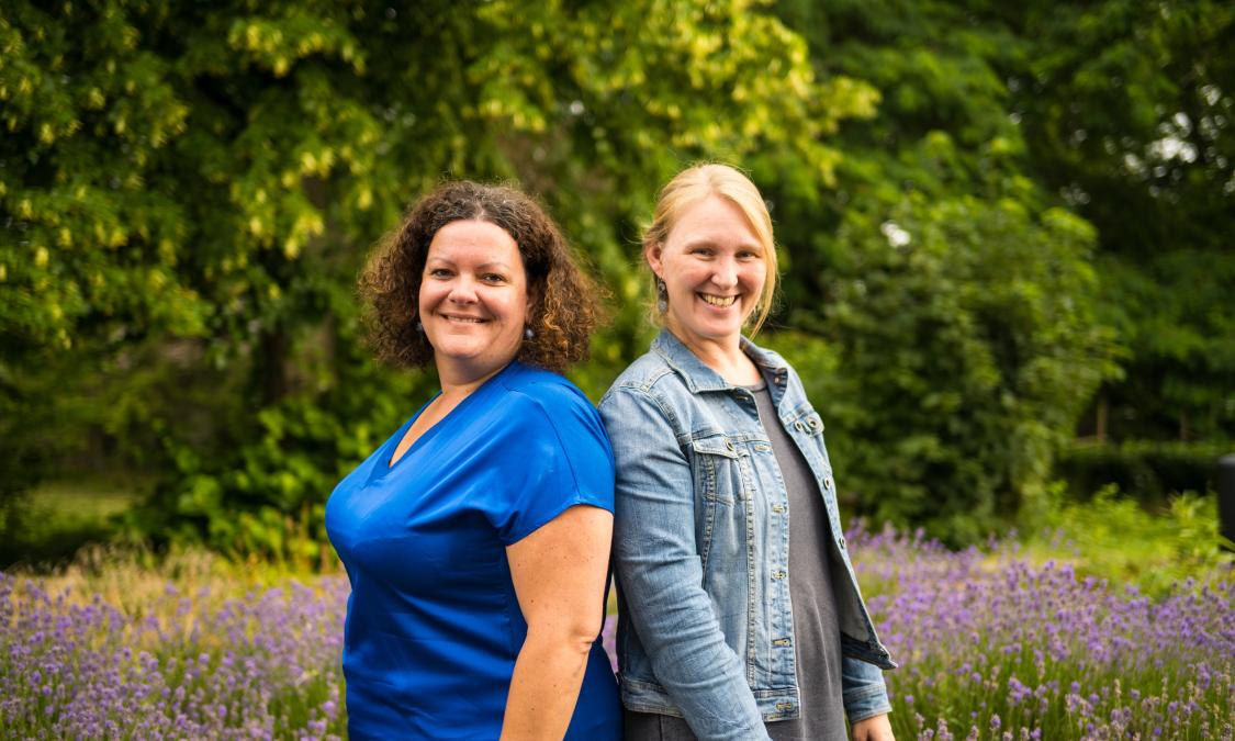 Karen en Liesbeth van OCMW Zottegem